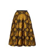 Giles Artichoke-brocade Full Midi Skirt