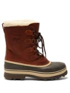 Matchesfashion.com Sorel - Caribou Faux Shearling Lined Snow Boots - Mens - Brown