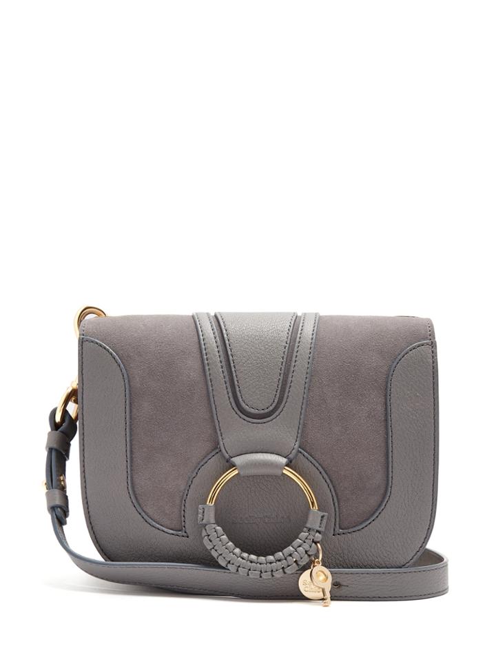 See By Chloé Hana Suede And Leather Cross-body Bag