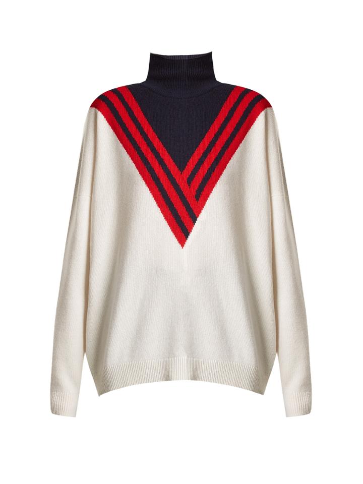 Barrie Halls Of Ivy Ski Roll-neck Knit Sweater