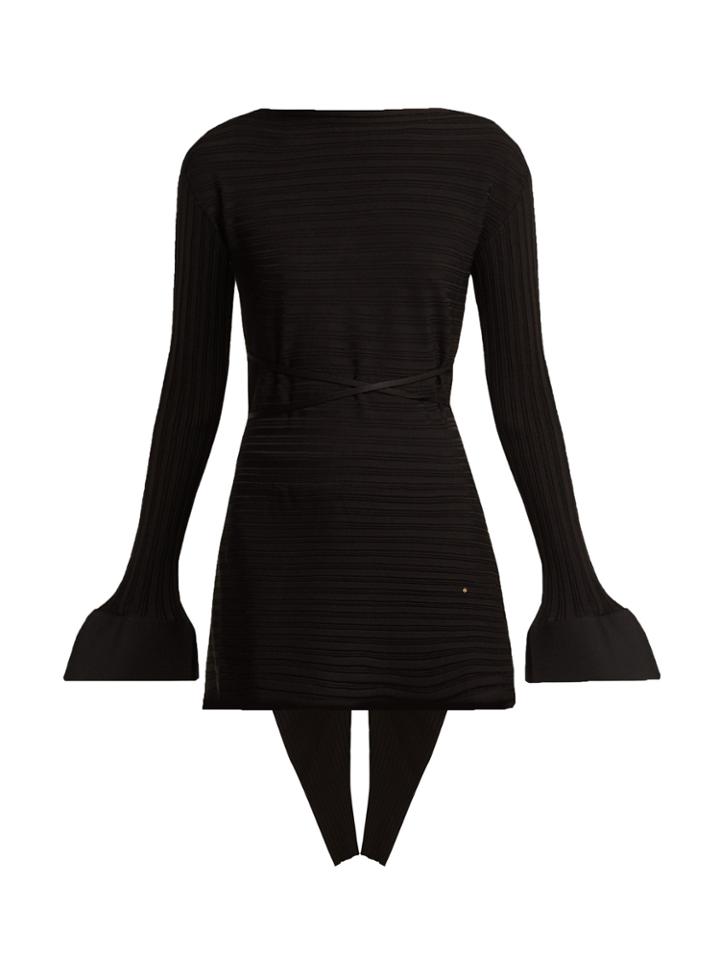 Esteban Cortázar Rib-knit Fluted Sweater