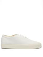 Ladies Shoes The Row - Marie H Leather Trainers - Womens - White