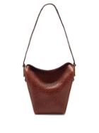 Matchesfashion.com Lemaire - Folded Small Leather Shoulder Bag - Womens - Dark Brown
