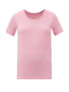 Matchesfashion.com Falke - Pack Of Two Scoop-neck Jersey Performance T-shirts - Womens - Light Pink