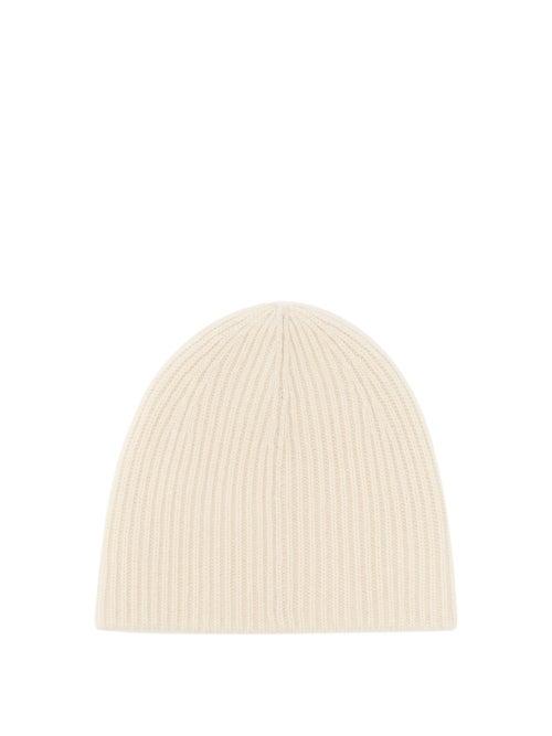 Totme - Ribbed Cashmere Beanie - Womens - Light Beige