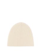 Totme - Ribbed Cashmere Beanie - Womens - Light Beige