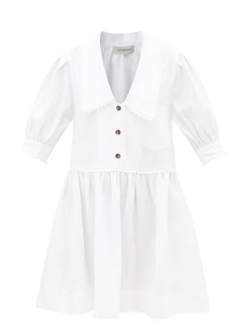 Lee Mathews - Ali Linen Mini Dress - Womens - White