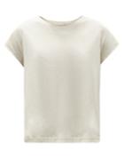 Matchesfashion.com Vaara - Mary Cropped Jersey T-shirt - Womens - Light Beige
