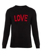 Fendi Love-jacquard Wool Sweater