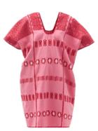 Matchesfashion.com Pippa Holt - No.204 Embroidered Cotton Kaftan - Womens - Pink