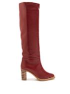 Gabriela Hearst Marlene Leather Knee-high Boots