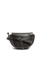 Matchesfashion.com Loewe - Gate Small Woven Leather Cross Body Bag - Womens - Black