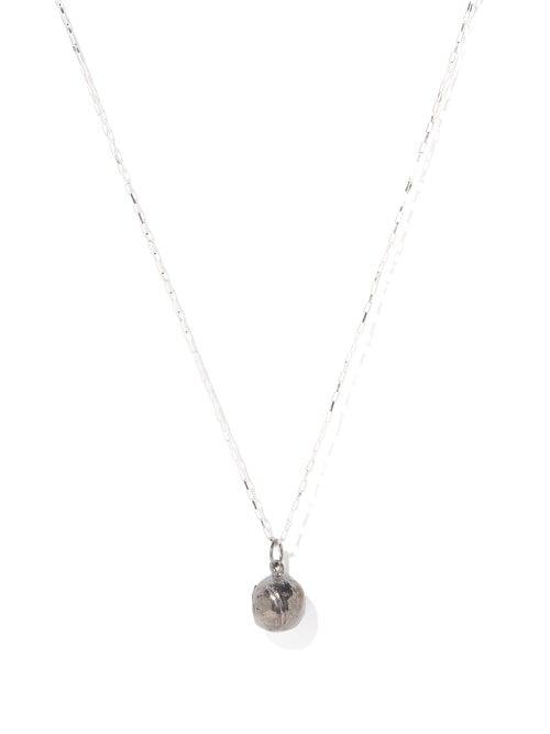 Alighieri - Embers In The Sky Pearl & Sterling-silver Necklace - Mens - Black