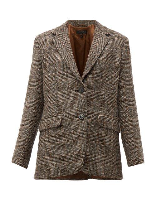 Matchesfashion.com Weekend Max Mara - Georgia Blazer - Womens - Brown Multi