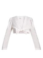 Matchesfashion.com Lisa Marie Fernandez - Tie Waist Linen Top - Womens - White