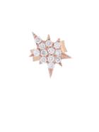 Diane Kordas White-diamond & Rose-gold Explosion Earring