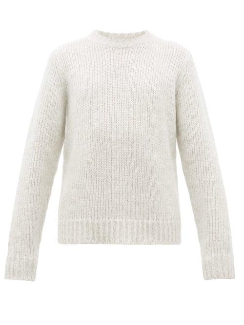 Matchesfashion.com Helmut Lang - Ghost Wool Blend Sweater - Mens - Grey
