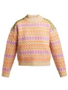 Matchesfashion.com Acne Studios - Fair Isle Wool Sweater - Womens - Cream Multi