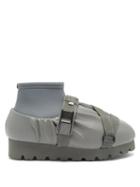 Yume Yume - Camp Faux-leather And Neoprene Shoes - Womens - Grey