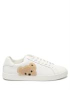 Palm Angels - Teddy Bear Leather Trainers - Mens - Brown White