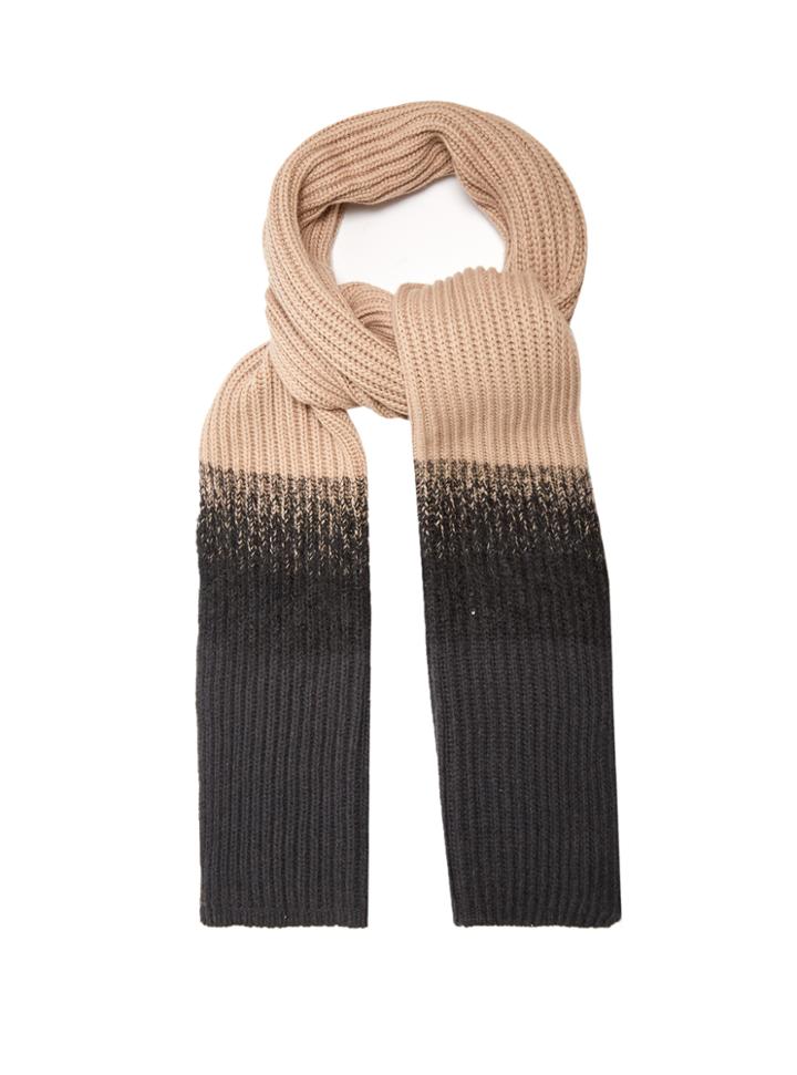 Brunello Cucinelli Contrast-panel Cashmere Scarf