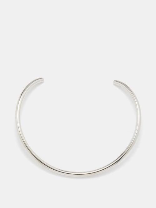 Alexander Mcqueen - Tubular Choker - Mens - Silver