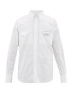 Matchesfashion.com Thom Browne - Inside Out Cotton Oxford Shirt - Mens - White