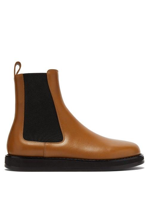 Matchesfashion.com The Row - Gaia Leather Chelsea Boots - Womens - Tan