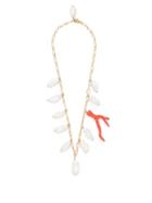 Matchesfashion.com Timeless Pearly - Baroque Pearl And Gold Plated Necklace - Womens - White