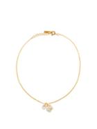 Completedworks - Pearl & 14kt Gold-plated Silver Anklet - Womens - Pearl