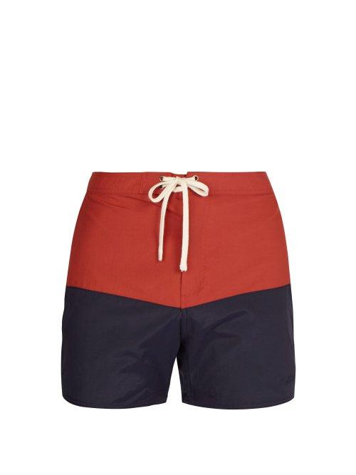 Matchesfashion.com Saturdays Nyc - Ennis Swim Shorts - Mens - Red Multi