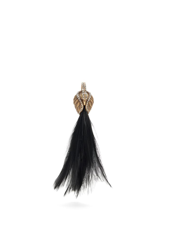 Lanvin Feather-embellished Swan Single Earring