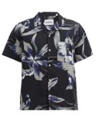 Matchesfashion.com Noma T.d. - Floral-print Poplin Shirt - Mens - Grey