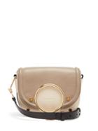 Matchesfashion.com See By Chlo - Mara Bi-colour Leather Small Cross-body Bag - Womens - Grey Multi