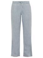 Matchesfashion.com Orlebar Brown - Stoneleigh Linen Trousers - Mens - Blue