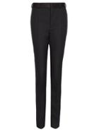 Matchesfashion.com Haider Ackermann - Side-stripe Wool Slim-leg Trousers - Womens - Black Multi