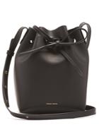 Mansur Gavriel Navy-lined Mini Leather Bucket Bag