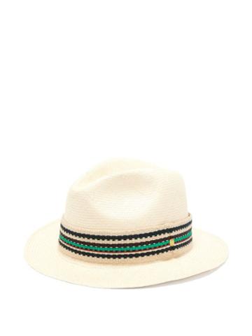 Matchesfashion.com Guanabana - Straw Panama Hat - Mens - White