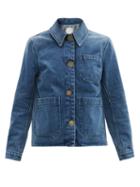Ladies Rtw Ssone - Craft Organic-cotton Denim Jacket - Womens - Denim