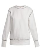 Matchesfashion.com Eytys - Lennox Cotton Blend Sweatshirt - Womens - White
