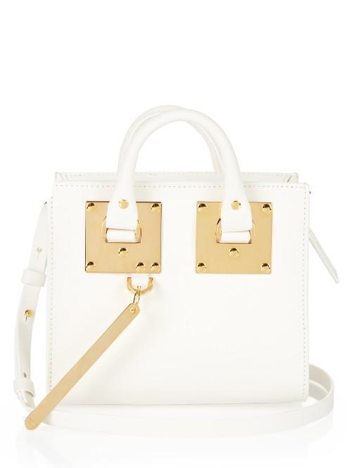 Sophie Hulme Mini Albion Box Leather Cross-body Bag