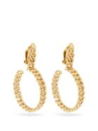 Matchesfashion.com Orit Elhanati - 24ct Gold Chain Hoop Earrings - Womens - Gold