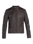 Matchesfashion.com Belstaff - Kelland Waxed Cotton Jacket - Mens - Dark Purple