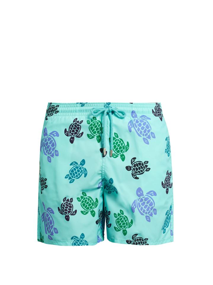 Vilebrequin Moorea Turtles-print Swim Shorts