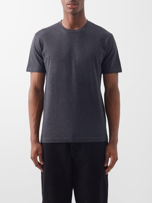 Sunspel - Riviera Cotton-jersey T-shirt - Mens - Grey