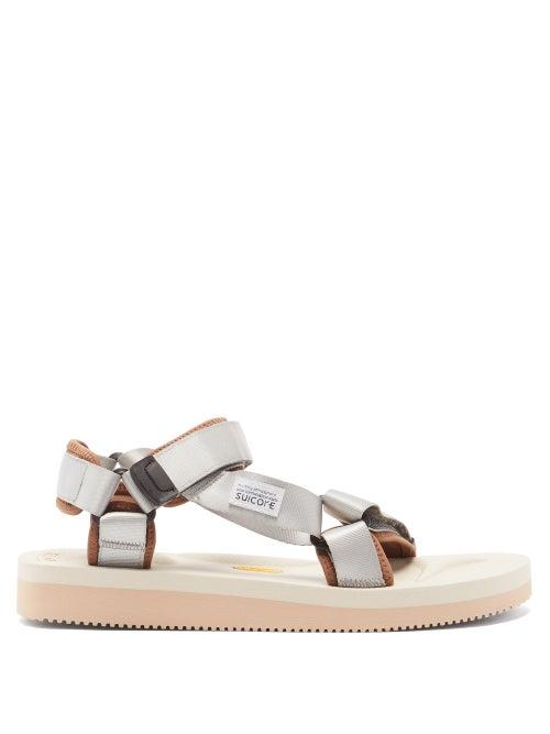 Matchesfashion.com Suicoke - Depa-v2 Velcro-strap Sandals - Mens - Grey