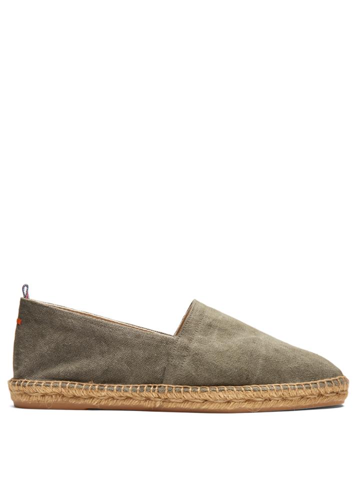 Castañer Pablo Washed-canvas Espadrilles