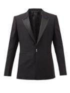 Givenchy - Wool And Mohair Tuxedo Jacket - Mens - Black
