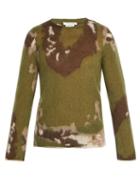 Matchesfashion.com 1017 Alyx 9sm - Briar Camouflage Mohair Blend Sweater - Mens - Green