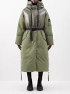 Holden - Hooded Quilted Down Ski Jacket - Womens - Dark Green
